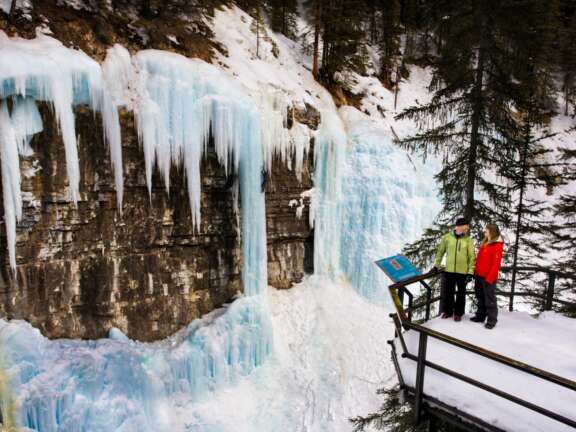 Ice Walking Johnston Canyon Bow Valley Parkway Paul Zizka 5 Horizontal Custom