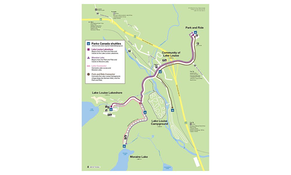 Parks Canada Summer Shuttle Routes 1100 x 788 px 1