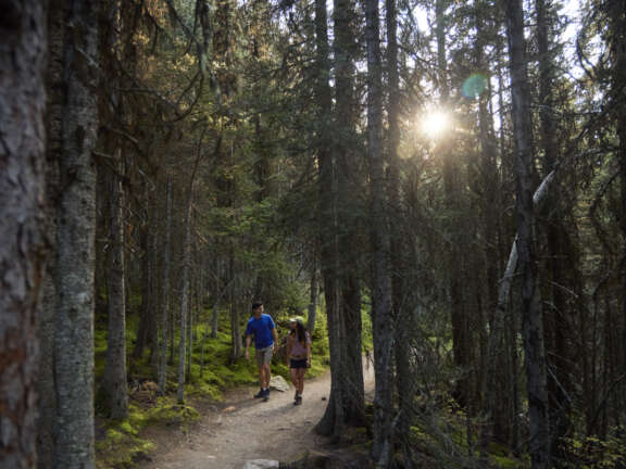 Hike to Lake Louise and Moraine Lake Stay at Mountaineer Lodge