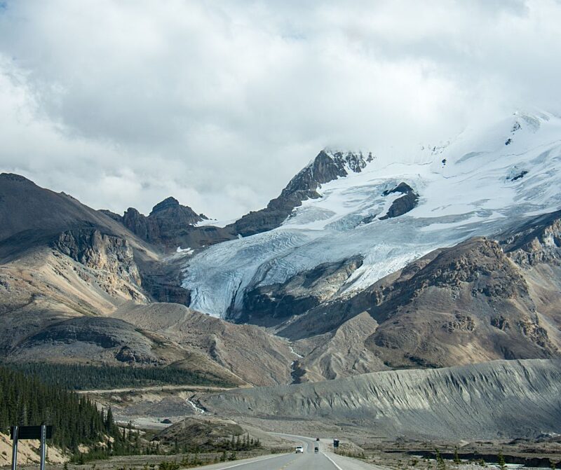 Columbia Icefield and Athabasca Glacier