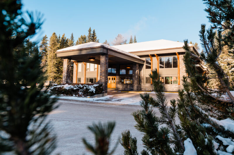 Mountaineer Lodge in Lake Louise in Winter