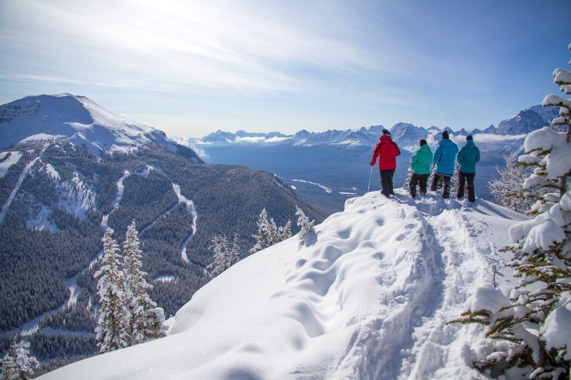 Snowshoeing Lake Louise